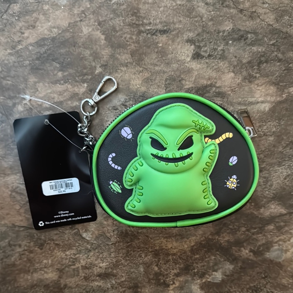 Disney Oogie Boogie Green Coin Pouch